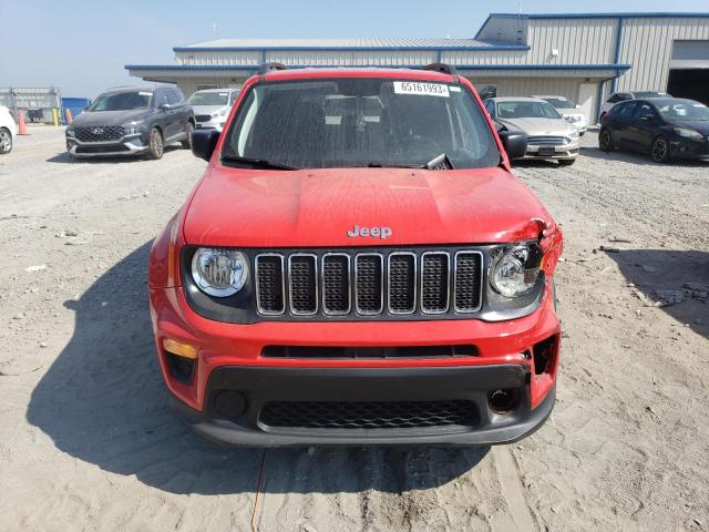 ZACNJAAB2KPK13535 - 2019 JEEP RENEGADE SPORT RED photo 5