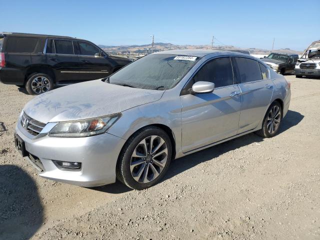 1HGCR2F5XEA064454 - 2014 HONDA ACCORD SPORT SILVER photo 1