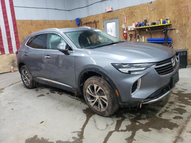 LRBFZPR45MD179910 - 2021 BUICK ENVISION ESSENCE SILVER photo 4