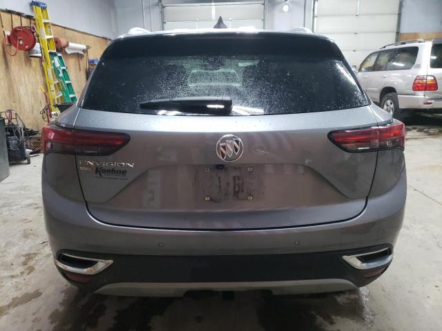 LRBFZPR45MD179910 - 2021 BUICK ENVISION ESSENCE SILVER photo 6