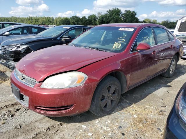 2G1WT58K279224559 - 2007 CHEVROLET IMPALA 4D LT BURGUNDY photo 1