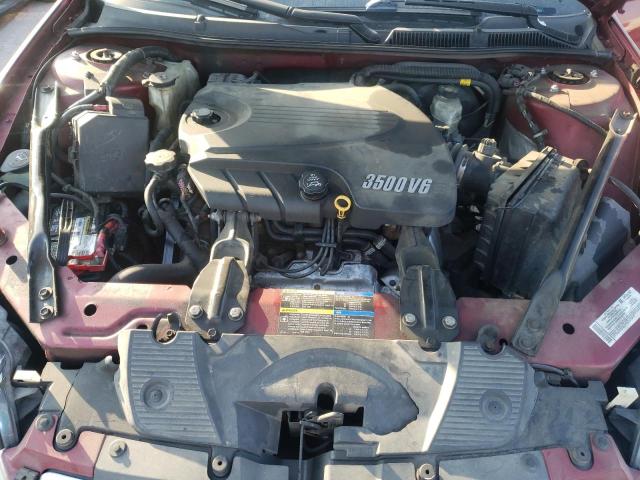 2G1WT58K279224559 - 2007 CHEVROLET IMPALA 4D LT BURGUNDY photo 11