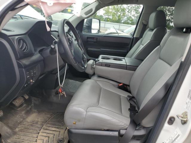 5TFUY5F10LX906586 - 2020 TOYOTA TUNDRA DOUBLE CAB SR/SR5 WHITE photo 7