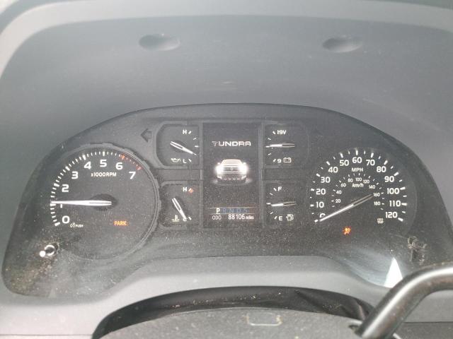 5TFUY5F10LX906586 - 2020 TOYOTA TUNDRA DOUBLE CAB SR/SR5 WHITE photo 9