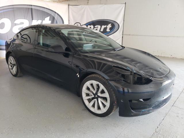 5YJ3E1EAXNF369060 - 2022 TESLA MODEL 3 黑色 照片 4