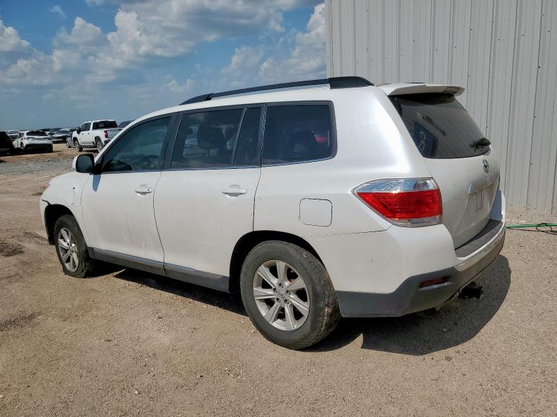5TDZK3EH6DS129395 - 2013 TOYOTA HIGHLANDER BASE Blanco foto 2