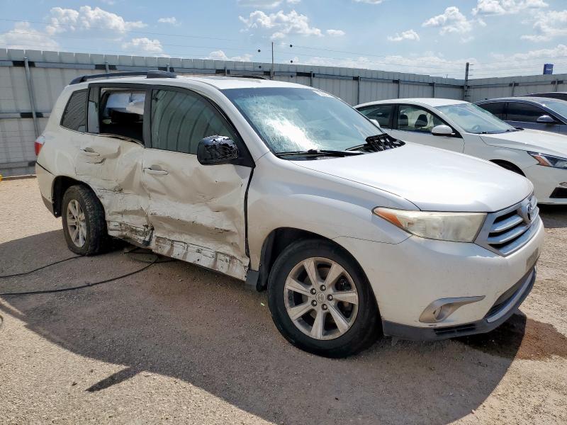 5TDZK3EH6DS129395 - 2013 TOYOTA HIGHLANDER BASE Blanco foto 4