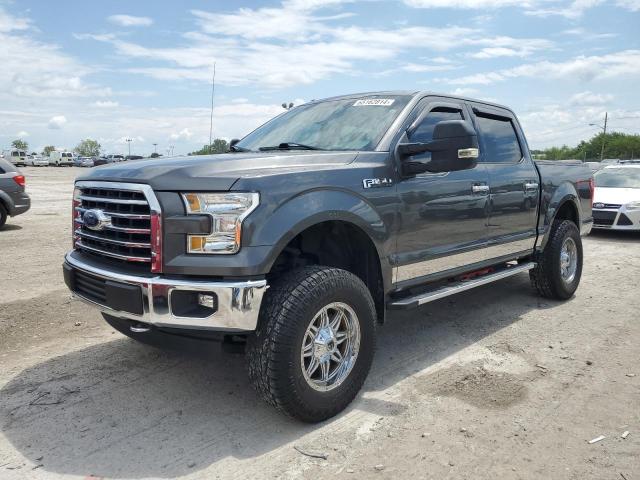 1FTEW1EF4HFA44146 - 2017 FORD F150 SUPERCREW GRAY photo 1