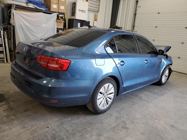 3VW2K7AJ0FM339749 - 2015 VOLKSWAGEN JETTA BASE 蓝色 照片 3