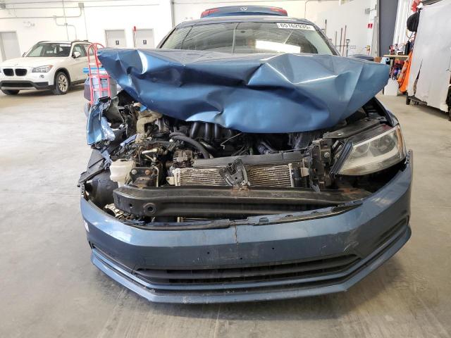 3VW2K7AJ0FM339749 - 2015 VOLKSWAGEN JETTA BASE 蓝色 照片 5