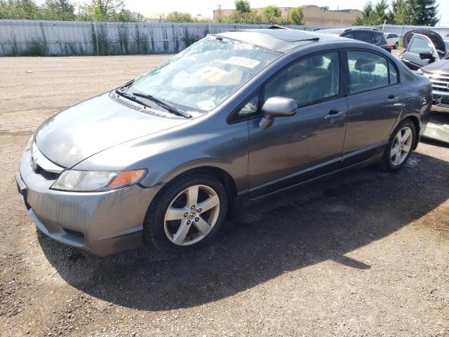 2HGFA1F60AH013564 - 2010 HONDA CIVIC LX-S Մոխրագույն լուսանկար 1