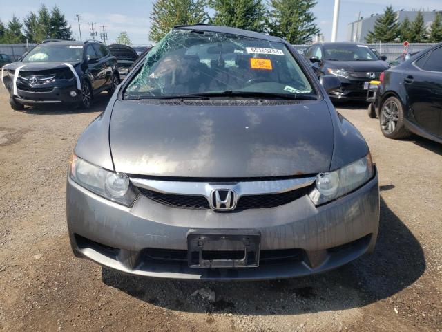 2HGFA1F60AH013564 - 2010 HONDA CIVIC LX-S Մոխրագույն լուսանկար 5