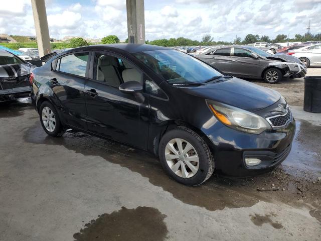 KNADN4A30C6045974 - 2012 KIA RIO EX BLACK photo 4