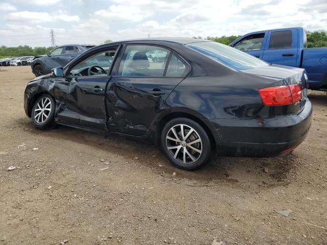 3VWDP7AJXCM332460 - 2012 VOLKSWAGEN JETTA SE BLACK photo 2