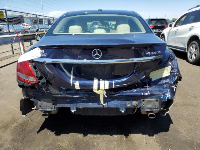 55SWF4KB7FU065418 - 2015 MERCEDES-BENZ C 300 4MATIC BLUE photo 6