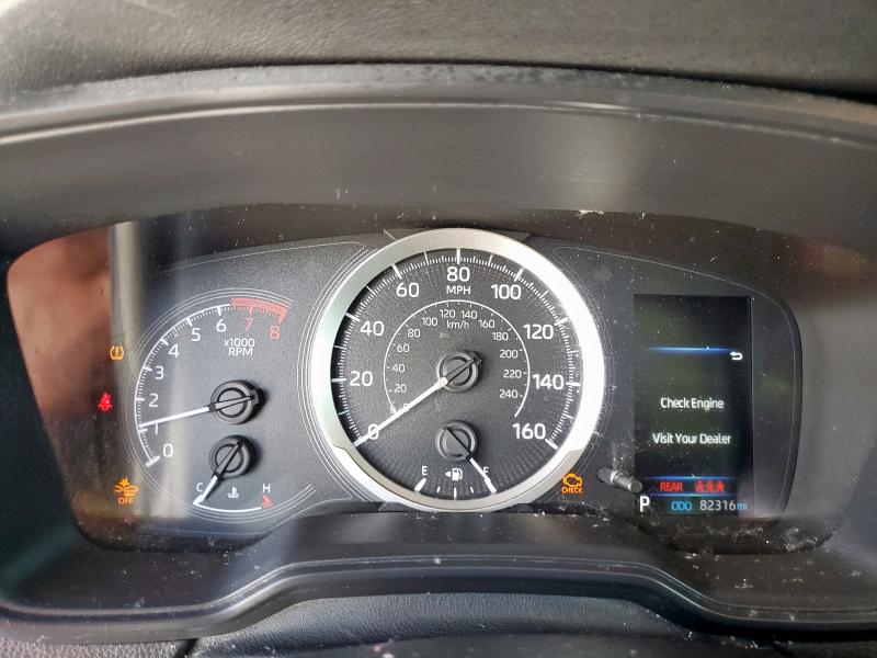 JTDEPMAE4MJ155024 - 2021 TOYOTA COROLLA LE SILVER photo 9