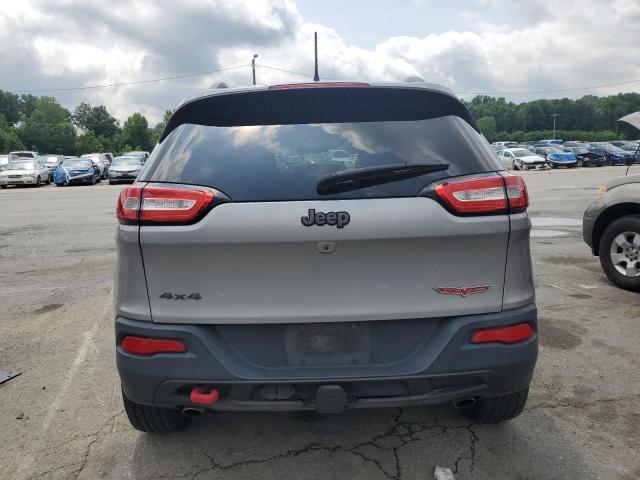 1C4PJMBS3FW703454 - 2015 JEEP CHEROKEE TRAILHAWK GRAY photo 6
