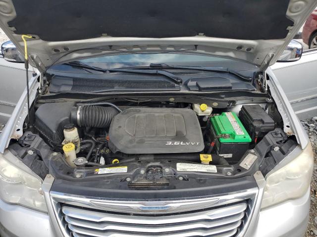 2C4RC1CG4CR270713 - 2012 CHRYSLER TOWN & COU TOURING L SILVER photo 12