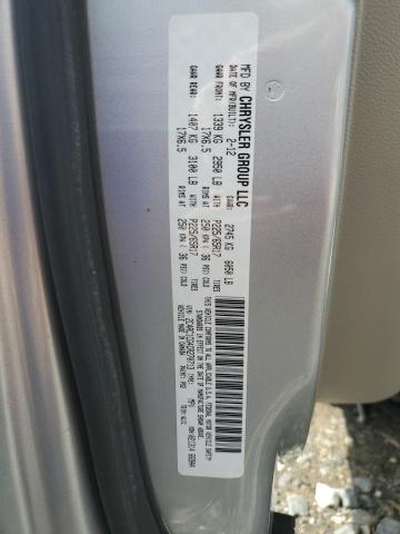 2C4RC1CG4CR270713 - 2012 CHRYSLER TOWN & COU TOURING L SILVER photo 14