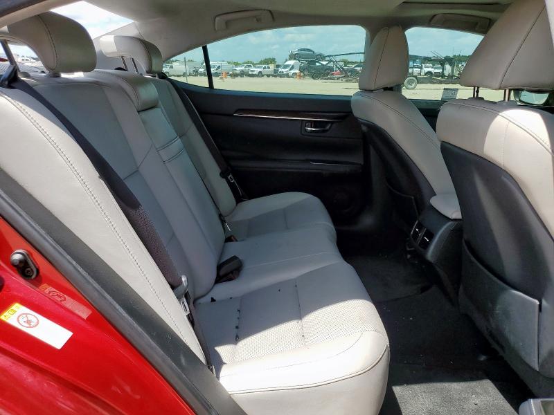 58ABK1GG5JU109810 - 2018 LEXUS ES 350 RED photo 10