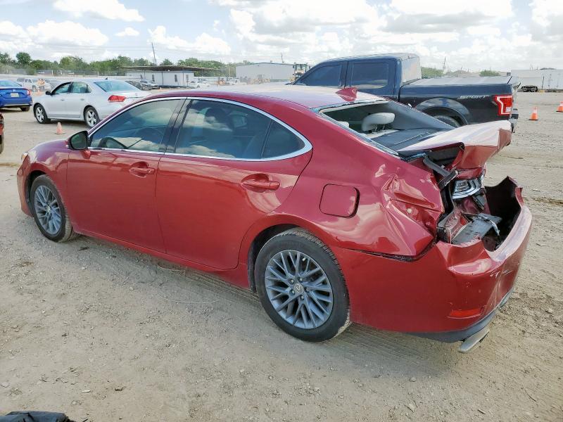58ABK1GG5JU109810 - 2018 LEXUS ES 350 RED photo 2
