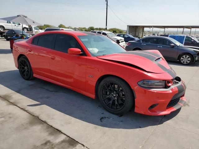 2C3CDXGJ8KH591531 - 2019 DODGE CHARGER SCAT PACK RED photo 4