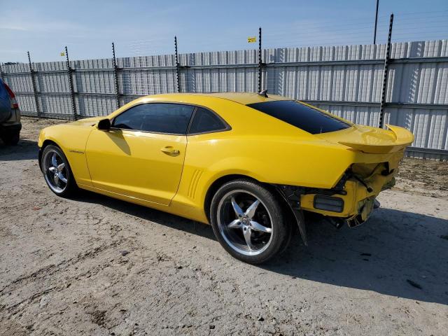 2G1FF1ED2B9181761 - 2011 CHEVROLET CAMARO LT YELLOW photo 2