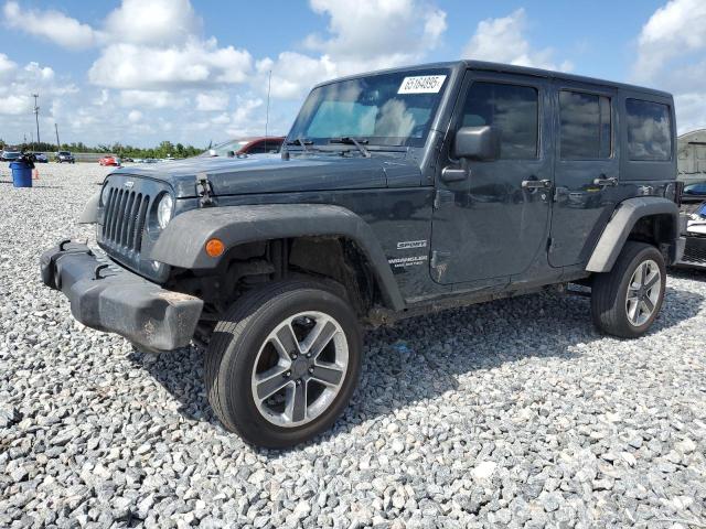 1C4BJWDG4HL678163 - 2017 JEEP WRANGLER U SPORT GRAY photo 1