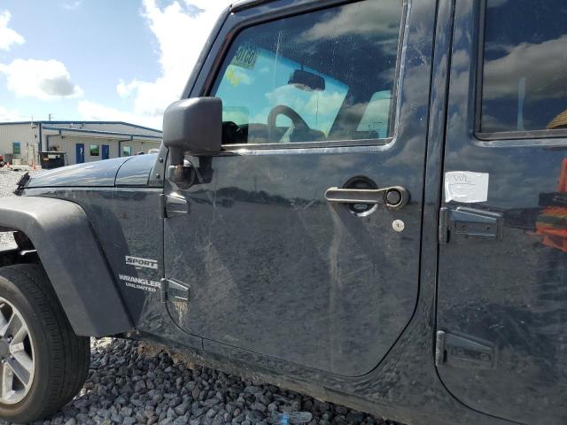 1C4BJWDG4HL678163 - 2017 JEEP WRANGLER U SPORT GRAY photo 12