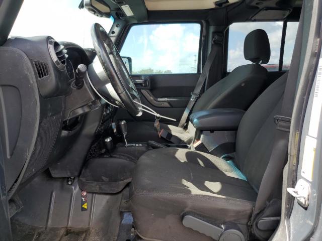 1C4BJWDG4HL678163 - 2017 JEEP WRANGLER U SPORT GRAY photo 7