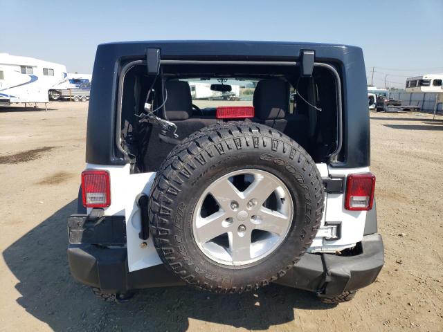 1C4AJWAG4FL595409 - 2015 JEEP WRANGLER SPORT WHITE photo 6