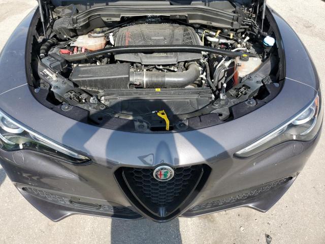 ZASPAKBN6N7D30084 - 2022 ALFA ROMEO STELVIO TI ნაცრისფერი ფოტო 12