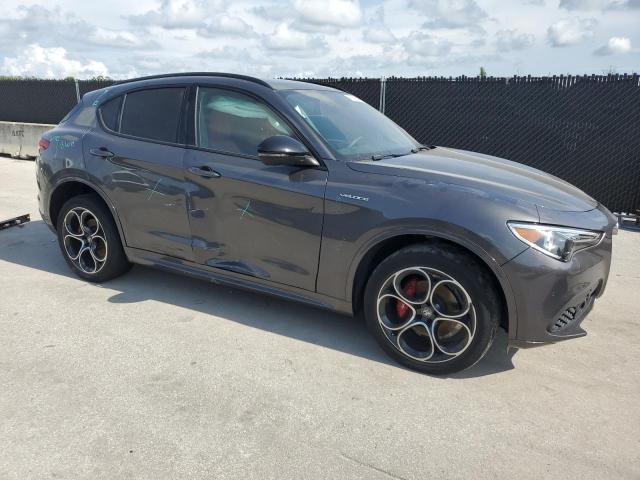 ZASPAKBN6N7D30084 - 2022 ALFA ROMEO STELVIO TI ნაცრისფერი ფოტო 4