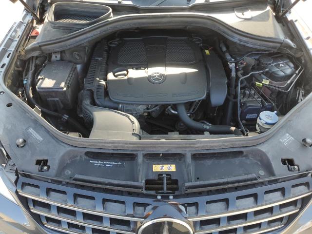 4JGDA5HB2FA555743 - 2015 MERCEDES-BENZ ML 350 4MATIC GRAY photo 12