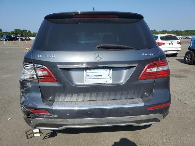 4JGDA5HB2FA555743 - 2015 MERCEDES-BENZ ML 350 4MATIC GRAY photo 6