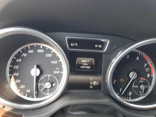 4JGDA5HB2FA555743 - 2015 MERCEDES-BENZ ML 350 4MATIC GRAY photo 9