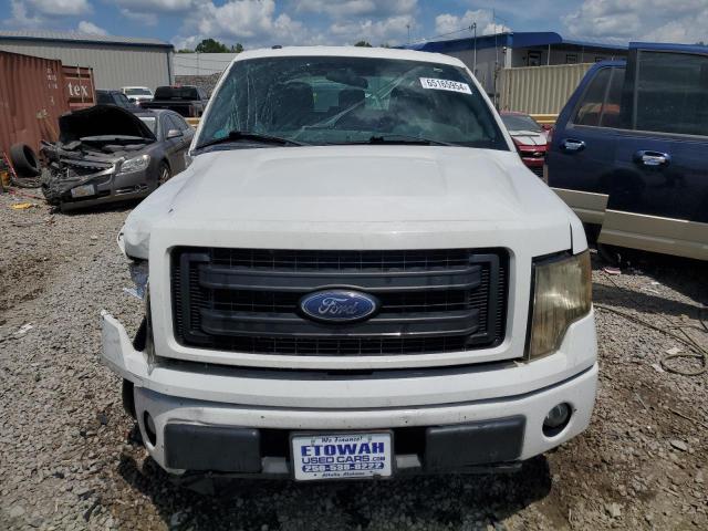 1FTEX1CM0DFD62287 - 2013 FORD F150 SUPER CAB WHITE photo 5