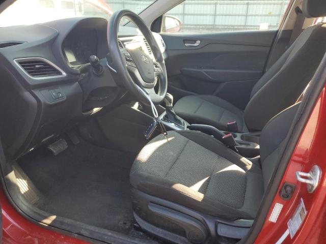 3KPC24A66ME131304 - 2021 HYUNDAI ACCENT SE RED photo 7