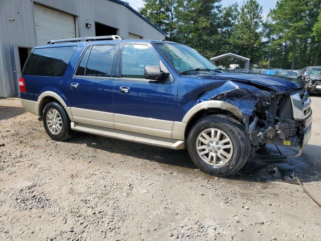 1FMJK1H58AEB50569 - 2010 FORD EXPEDITION EL EDDIE BAUER BLUE photo 4