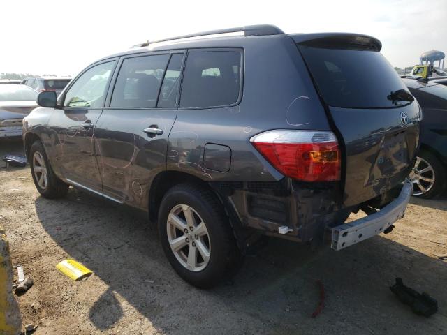 5TDJK3EH6AS035753 - 2010 TOYOTA HIGHLANDER SE GRAY photo 2