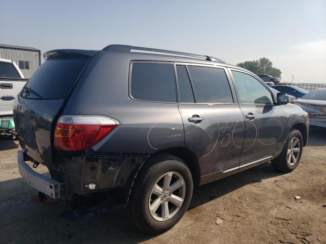 5TDJK3EH6AS035753 - 2010 TOYOTA HIGHLANDER SE GRAY photo 3