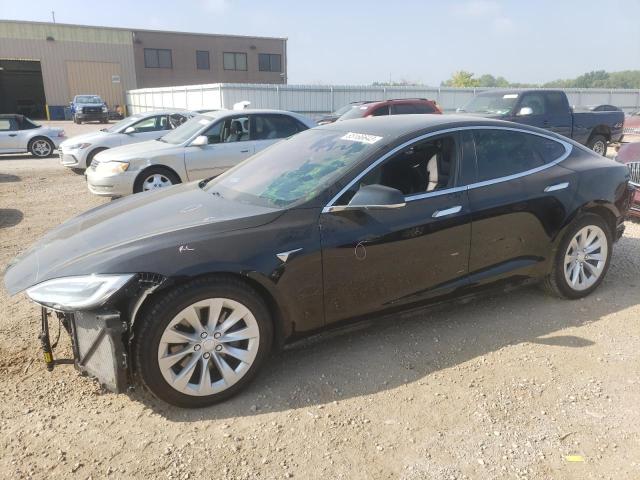 5YJSA1E24LF359606 - 2020 TESLA MODEL S أسود صورة 1