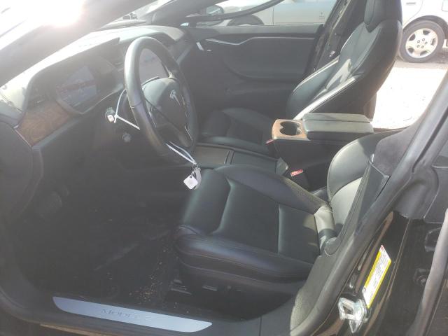 5YJSA1E24LF359606 - 2020 TESLA MODEL S أسود صورة 7