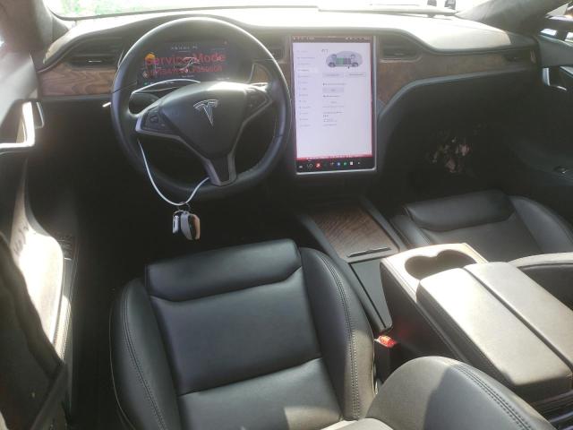 5YJSA1E24LF359606 - 2020 TESLA MODEL S أسود صورة 8