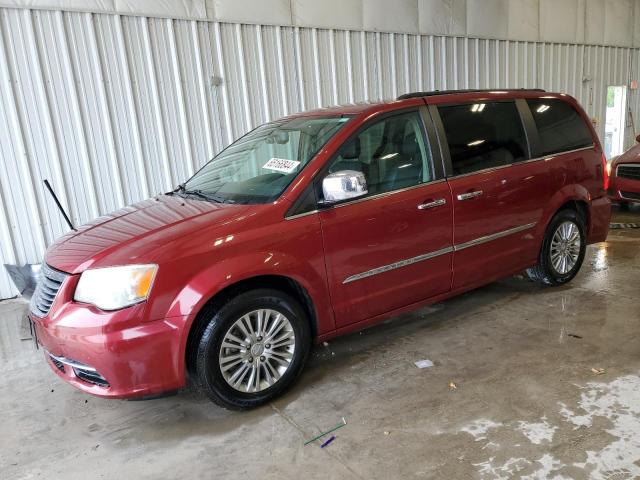 2C4RC1CG1DR818930 - 2013 CHRYSLER TOWN & COU TOURING L RED photo 1