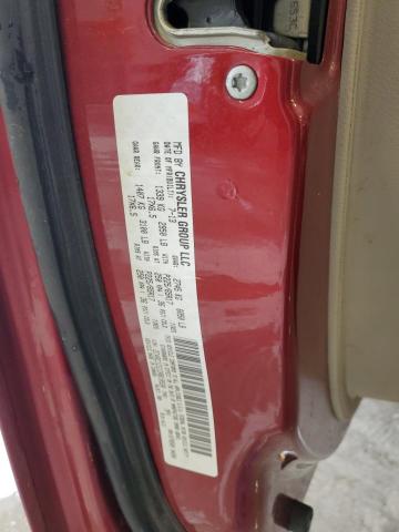 2C4RC1CG1DR818930 - 2013 CHRYSLER TOWN & COU TOURING L RED photo 13