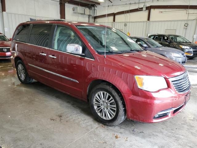2C4RC1CG1DR818930 - 2013 CHRYSLER TOWN & COU TOURING L RED photo 4