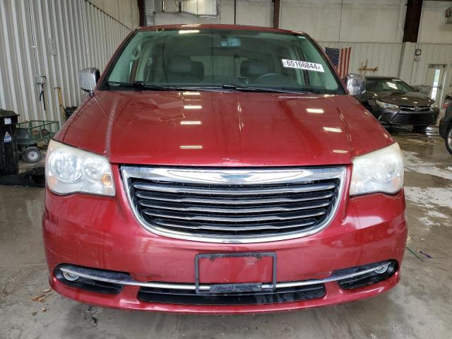 2C4RC1CG1DR818930 - 2013 CHRYSLER TOWN & COU TOURING L RED photo 5