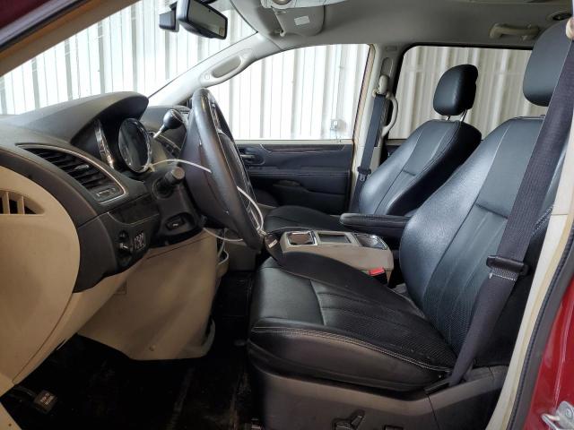 2C4RC1CG1DR818930 - 2013 CHRYSLER TOWN & COU TOURING L RED photo 7