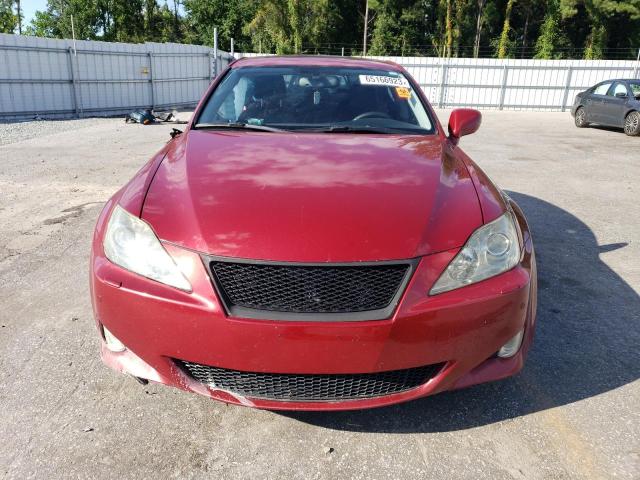 JTHBE262085020986 - 2008 LEXUS IS 350 RED photo 5